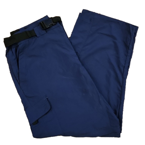 American Outback Navy Blue Outdoor Pants Convertible Shorts - Picture 1 of 8